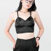 Odziez SKYDANCE | Bralet Z Satyny Obsidian