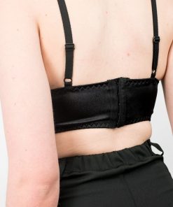 Odziez SKYDANCE | Bralet Z Satyny Obsidian