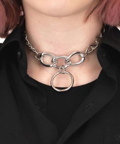 Dodatki SKYDANCE Chokery | Choker Z Ringami Obscurus