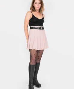 Odziez SKYDANCE Spodnice Mini | Brudnorozowa Tennis Skirt Ze Szlufkami