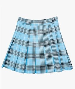 Odziez SKYDANCE Spodnice Mini | Tennis Skirt W Niebieska Krate Ze Szlufkami