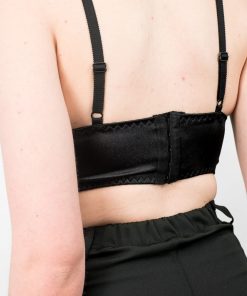 Odziez SKYDANCE | Bralet Z Satyny Obsidian