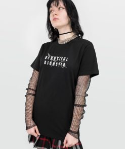 Odziez SKYDANCE | Czarny T-Shirt Beautiful Disaster