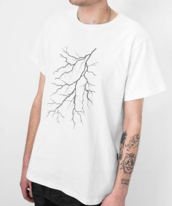 Odziez SKYDANCE | Bialy T-Shirt Lightning