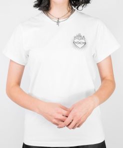 Odziez SKYDANCE | Bialy T-Shirt Sacred Heart