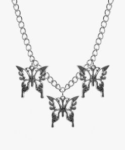 Dodatki SKYDANCE Chokery | Choker Z Motylami Tribal Butterfly