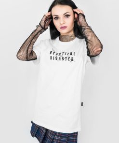 Odziez SKYDANCE | Bialy T-Shirt Beautiful Disaster