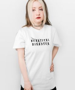 Odziez SKYDANCE | Bialy T-Shirt Beautiful Disaster