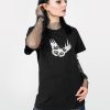 Odziez SKYDANCE | Czarny T-Shirt Butterfly On Fire