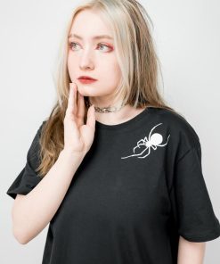 Odziez SKYDANCE | Czarny T-Shirt Widow