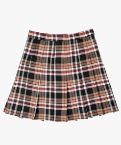 Odziez SKYDANCE Spodnice Mini | Tennis Skirt W Bezowo-Czerwona Krate