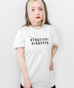 Odziez SKYDANCE | Bialy T-Shirt Beautiful Disaster